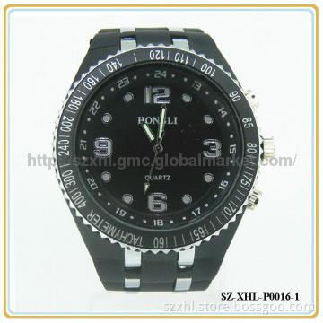 Fashion wrist silicon watch,plastic watch case with plastic strap